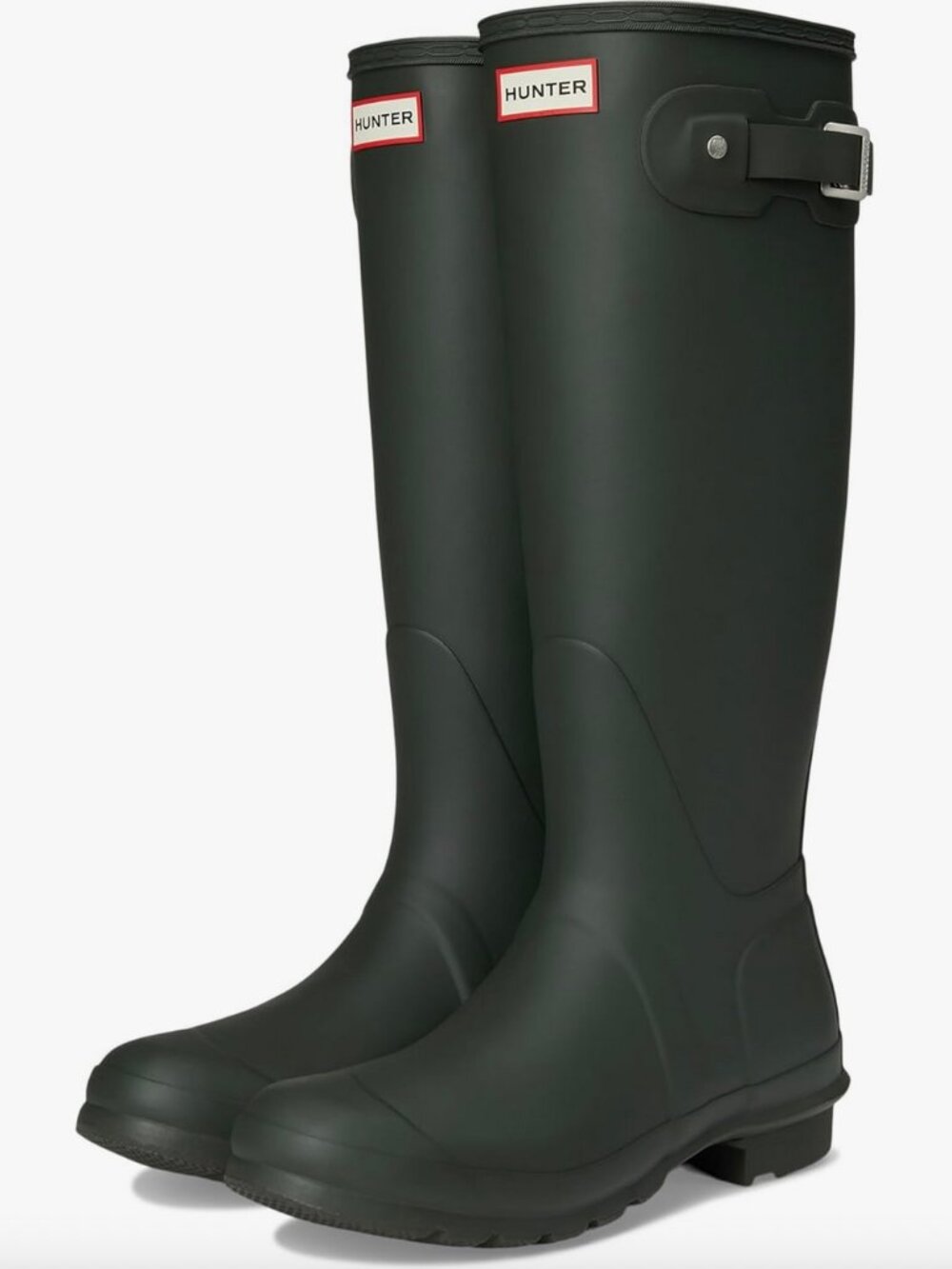 Hunter Original Tall Boots, black, women's 10 EU 41